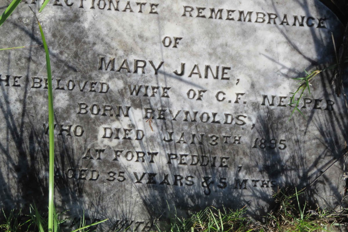 NEUPER Mary Jane nee REYNOLDS -1895