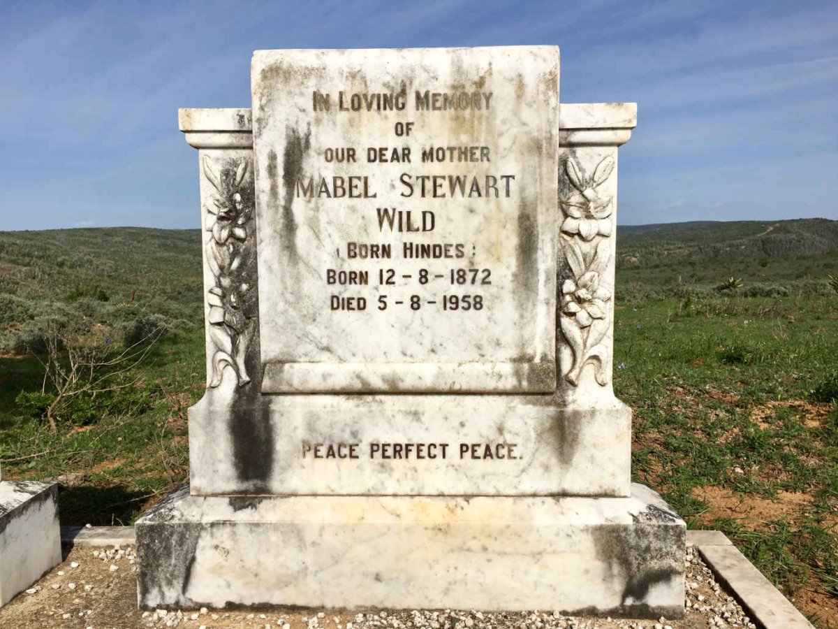WILD Mabel Stewart nee HINDES 1872-1958