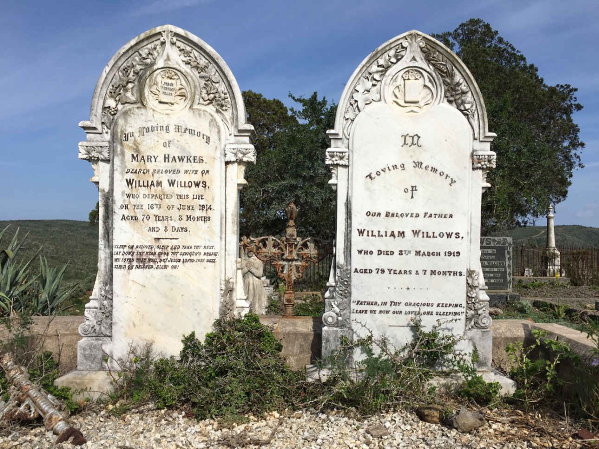 WILLOWS William -1919 &amp; Mary Hawkes -1914
