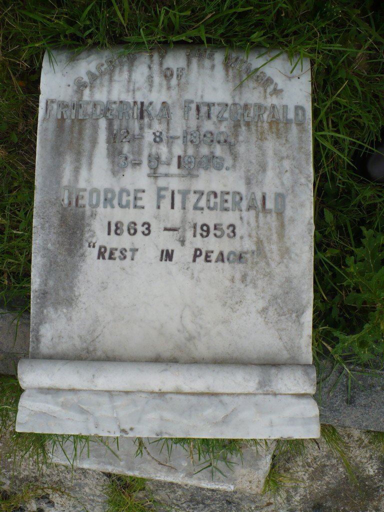 FITZGERALD George 1863-1953 &amp; Friederika 1860-1946