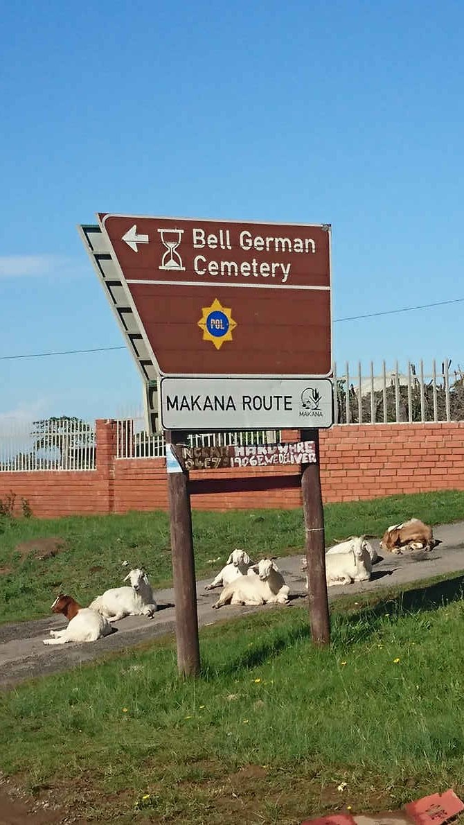 1. Entrance to cemetery.