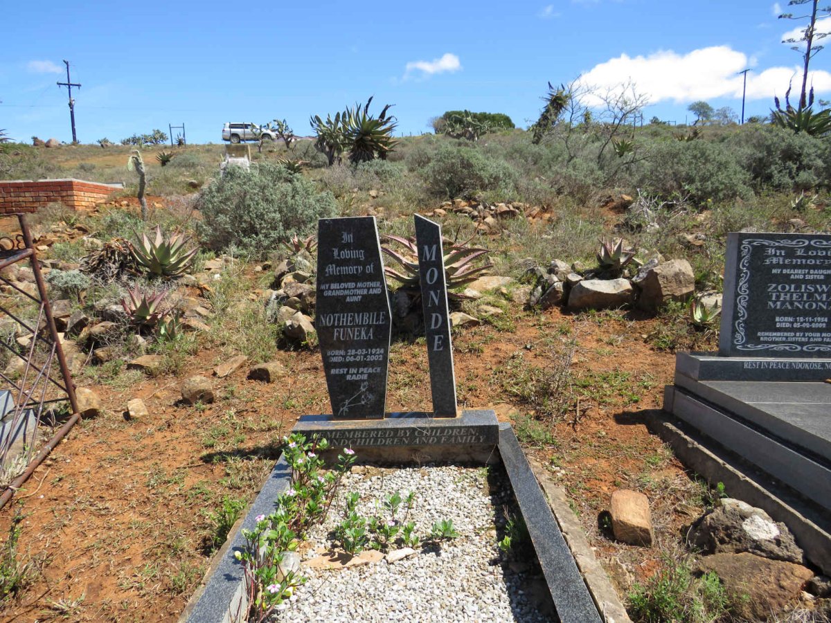 MONDE Nothembile Funeka 1924-2002