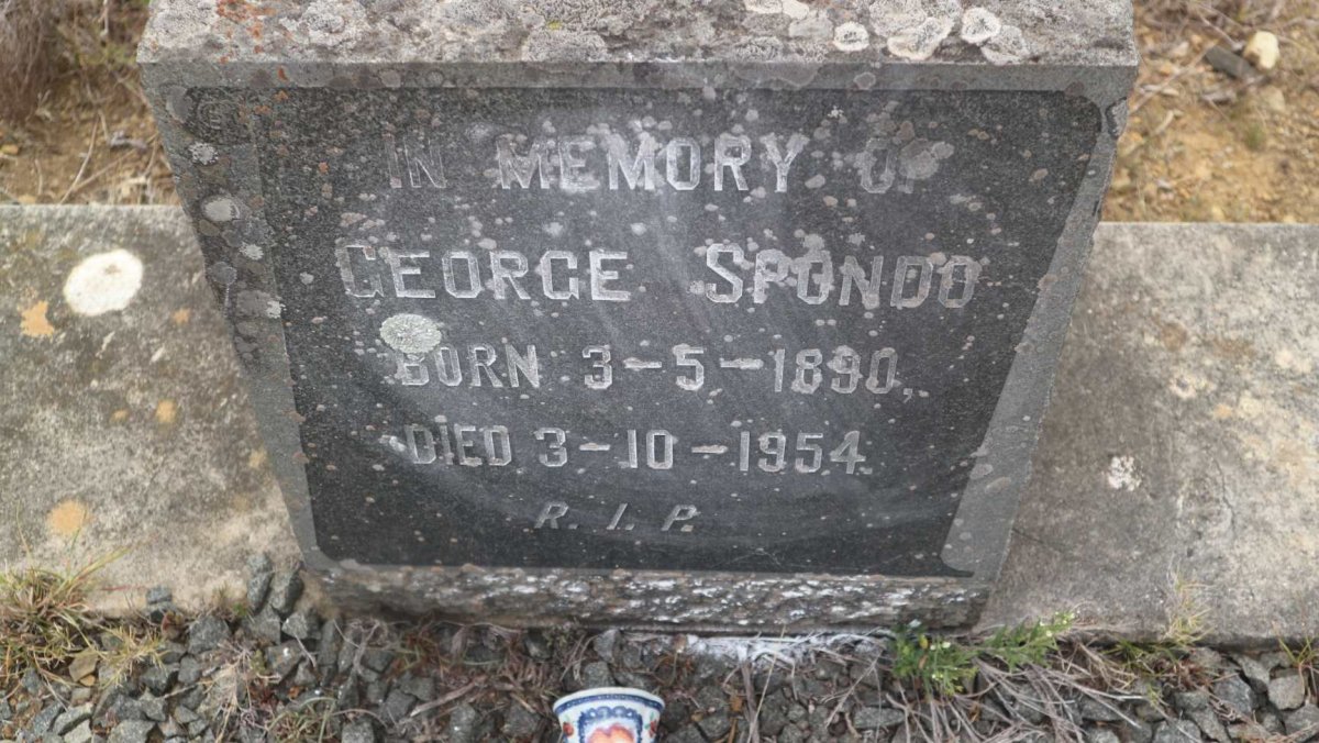 SPONDO George 1890-1954