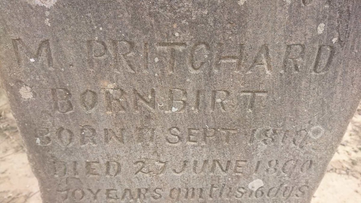 PRITCHARD M. nee BIRT 1810-1890