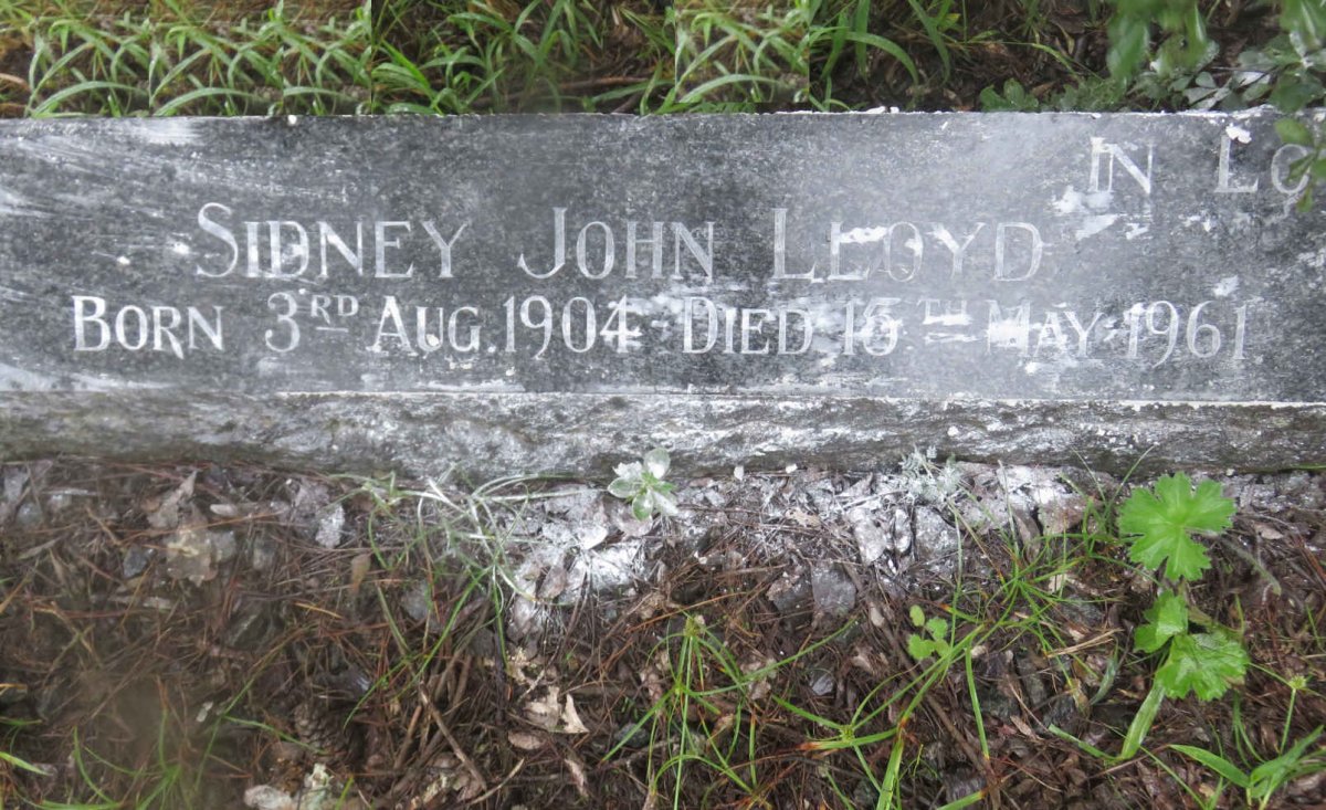 LLOYD Sidney John 1904-1961
