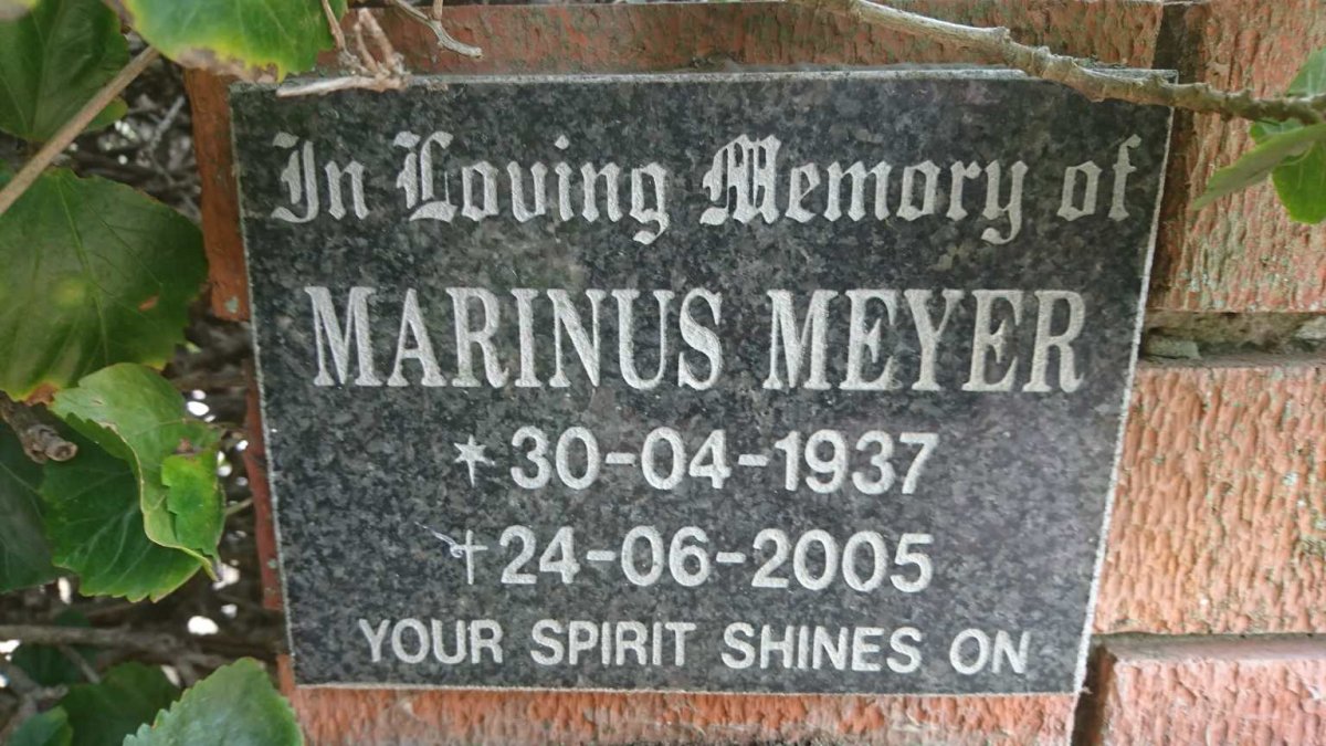MEYER Marinus 1937-2005