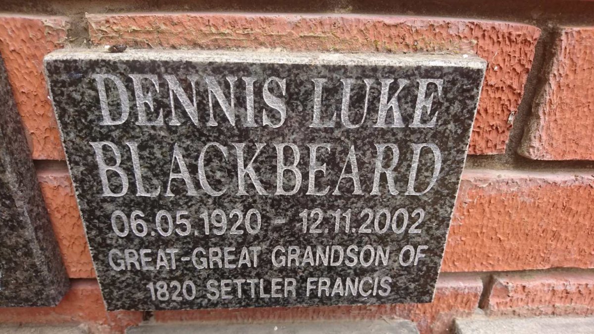 BLACKBEARD Dennis Luke 1920-2002