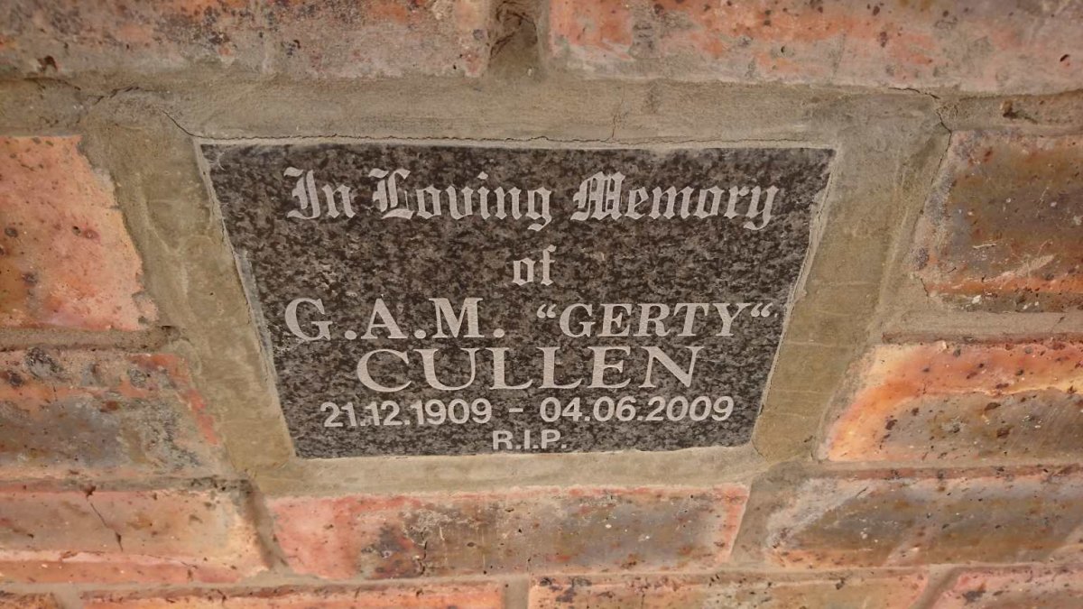 CULLEN G.A.M. 1909-2009