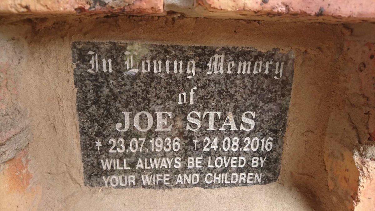 STAS Joe 1936-2016