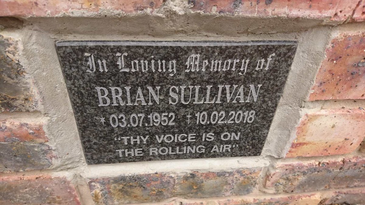 SULLIVAN Brian 1952-2018