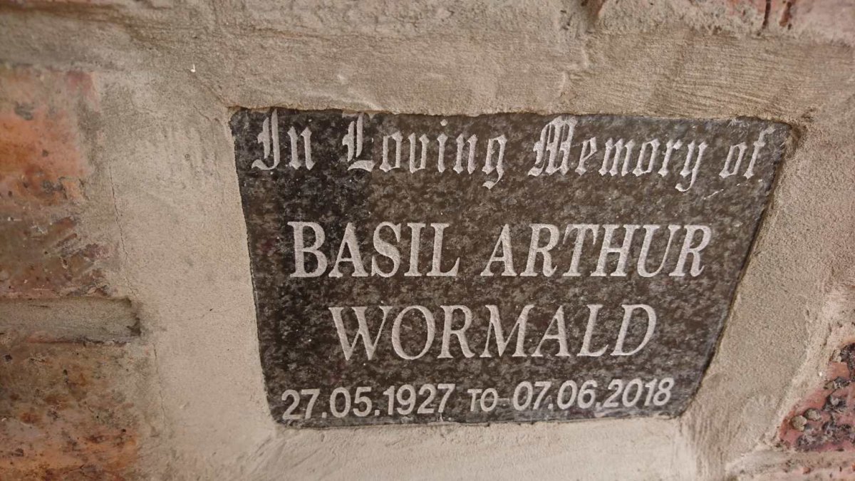 WORMALD Basil Arthur 1927-2018