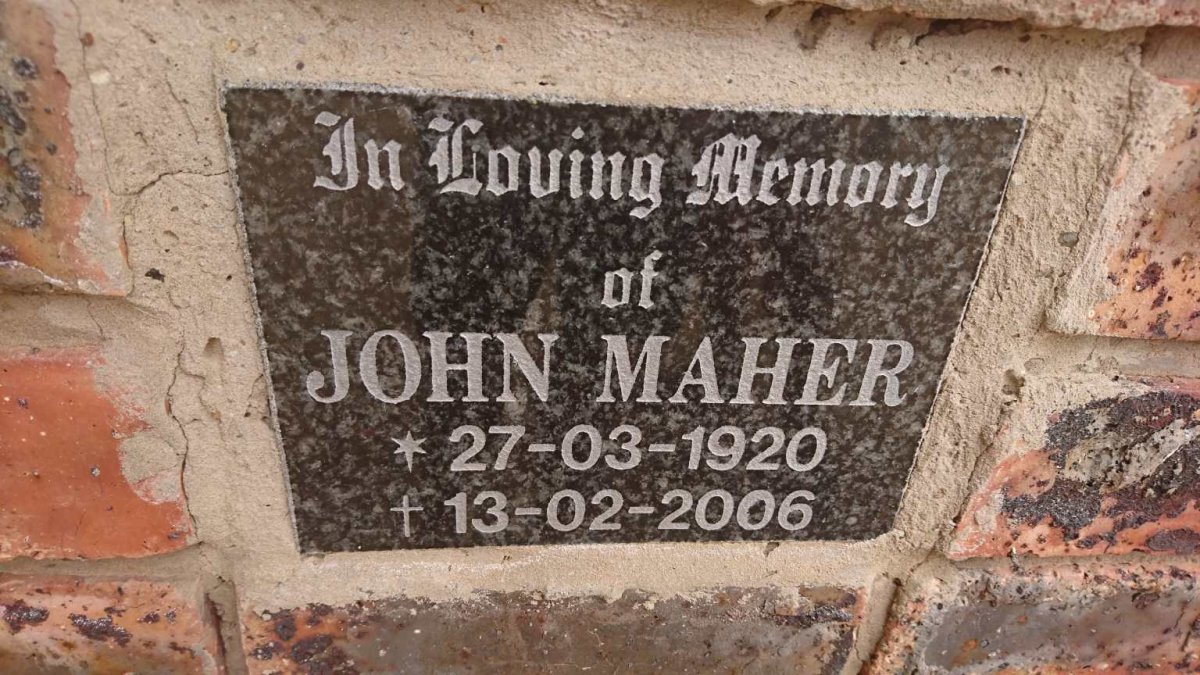 MAHER John 1920-2006