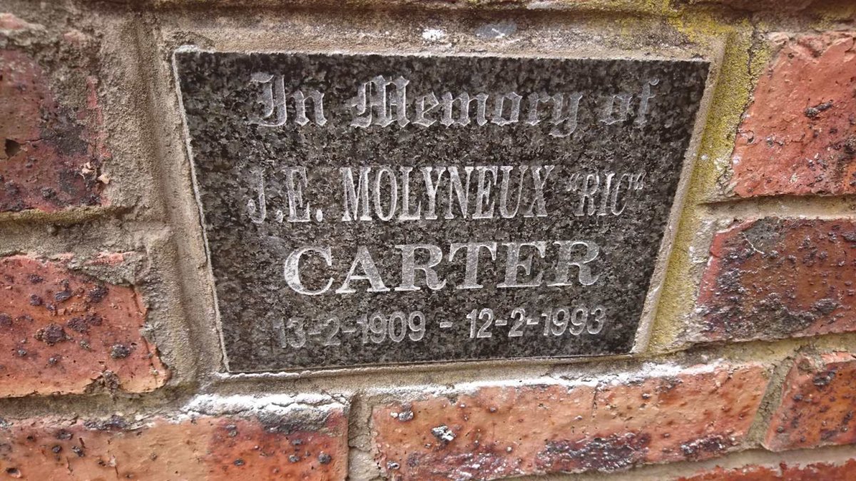 CARTER J.E. Molyneux 1909-1993