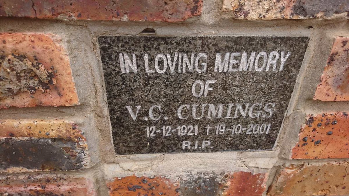 CUMINGS V.C. 1921-2001