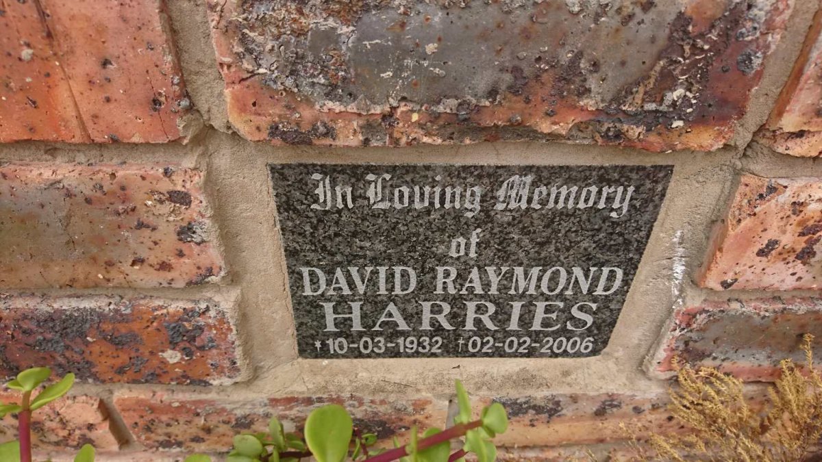 HARRIES David Raymond 1932-2006