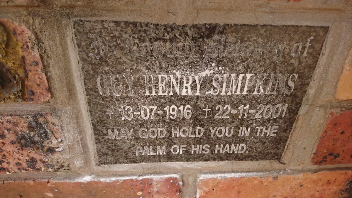 SIMPKINS Guy Henry 1916-2001