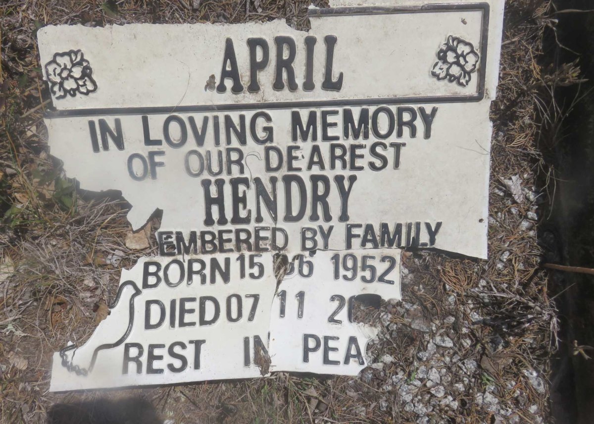 APRIL Hendry 1952-20??