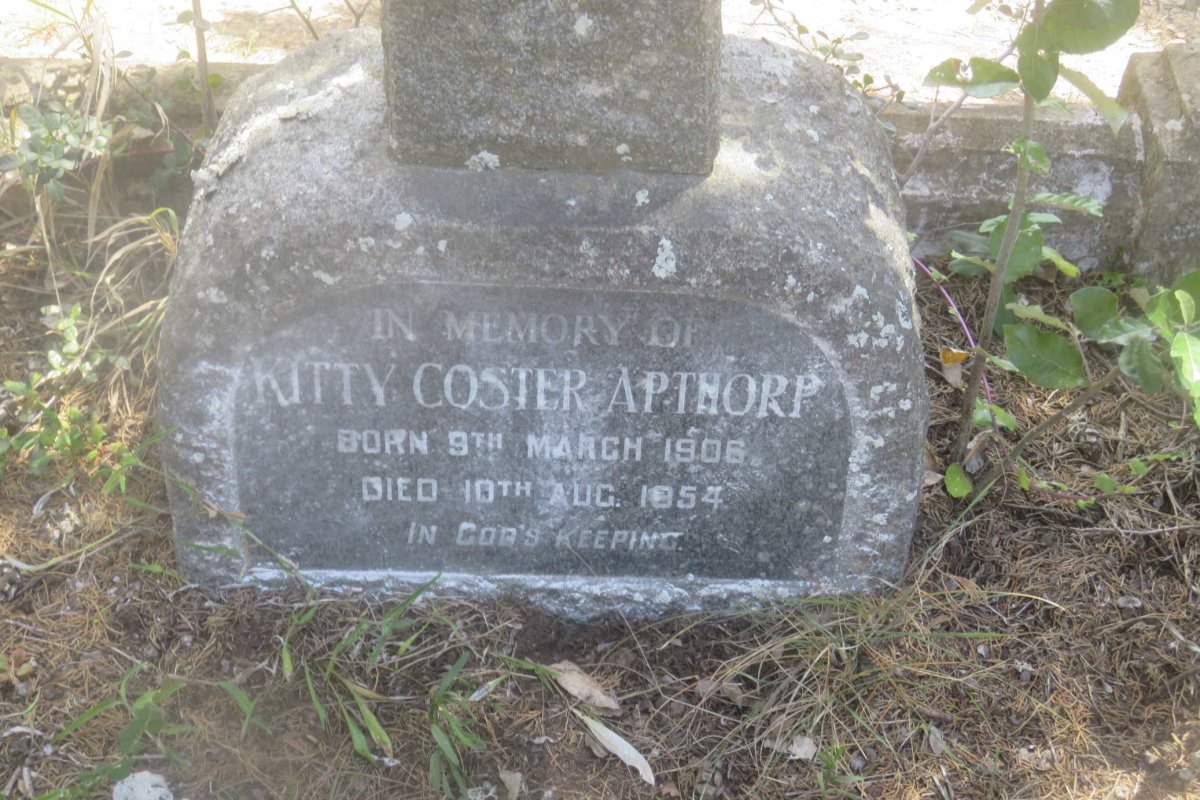 APTHORP Kitty Coster 1906-1954