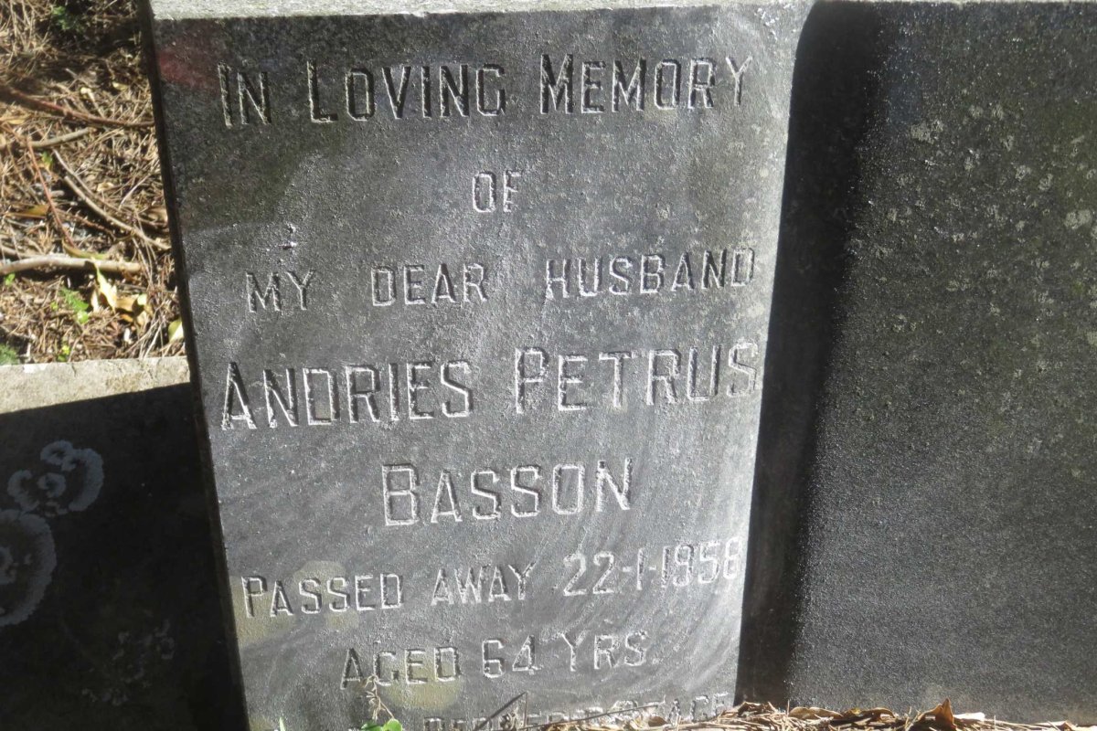 BASSON Andries Petrus -1958