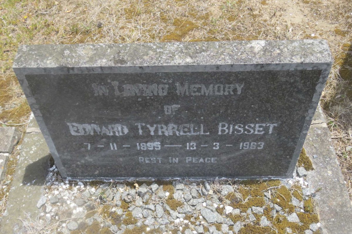 BISSET Edward Tyrrell 1895-1963