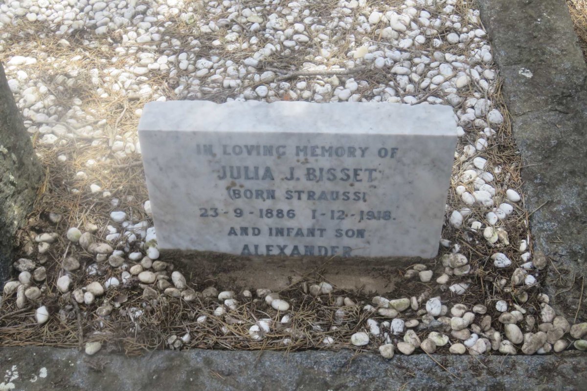 BISSET Julia J. nee STRAUSS 1886-1918 :: BISSET Alexander