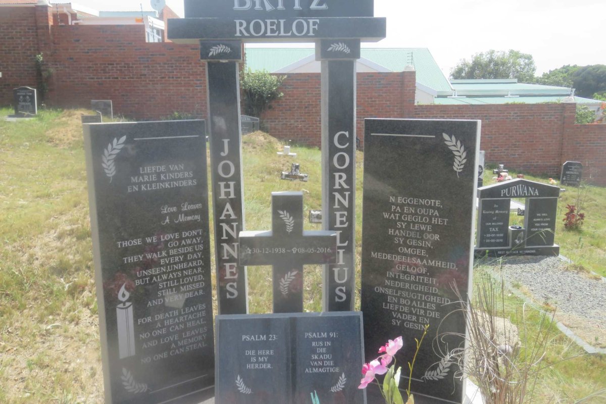 BRITZ Roelof Johannes Cornelius 1938-2016