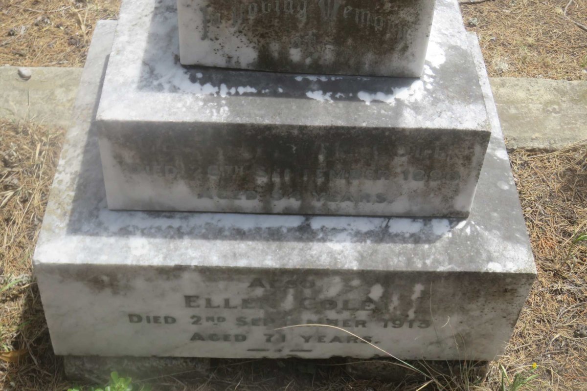 COLE ? -1890 &amp; Ellen -1913