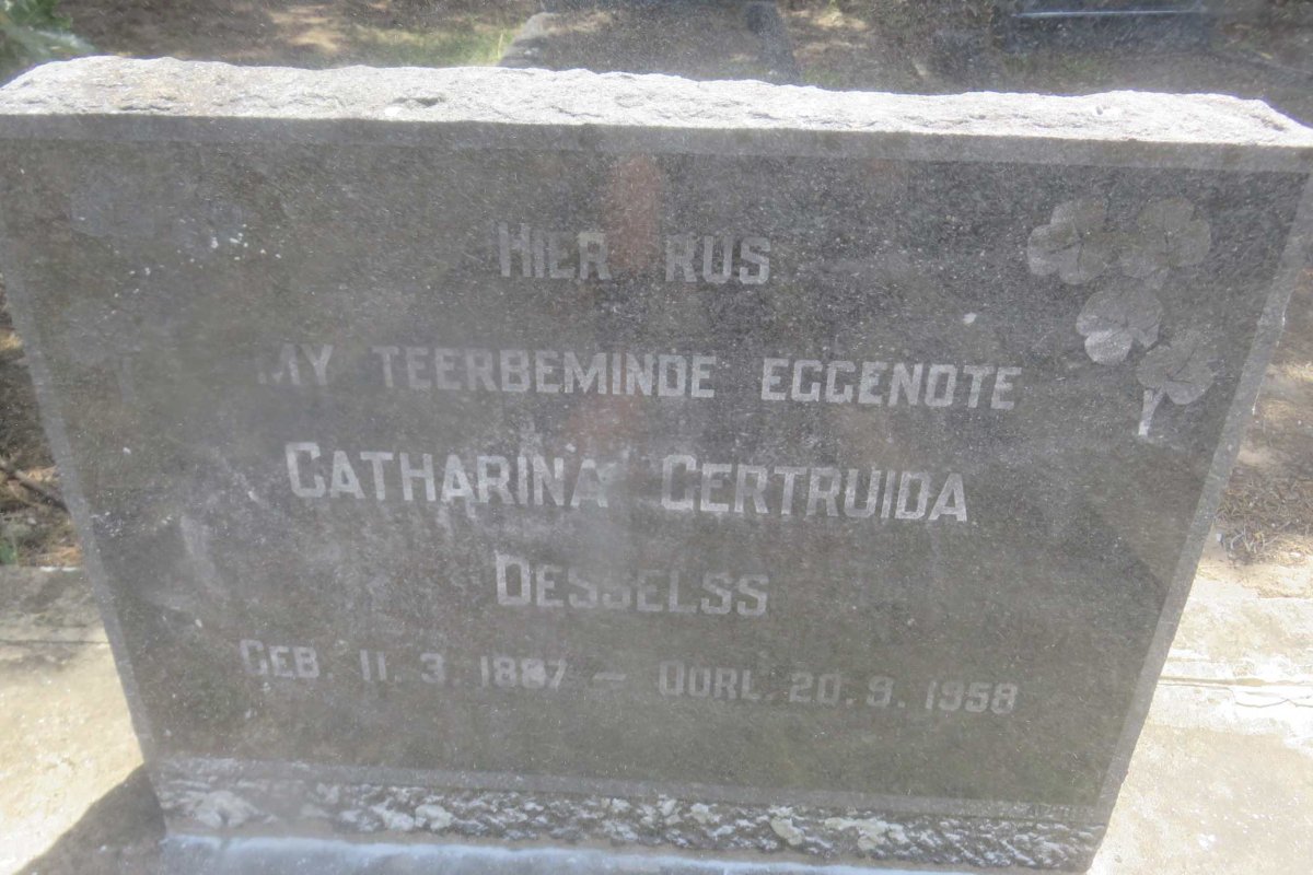 DESSELSS Catharina Gertruida 1887-1958