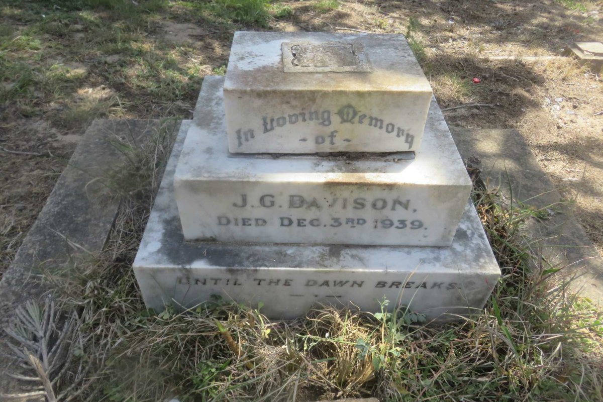 DAVISON J.G. -1939