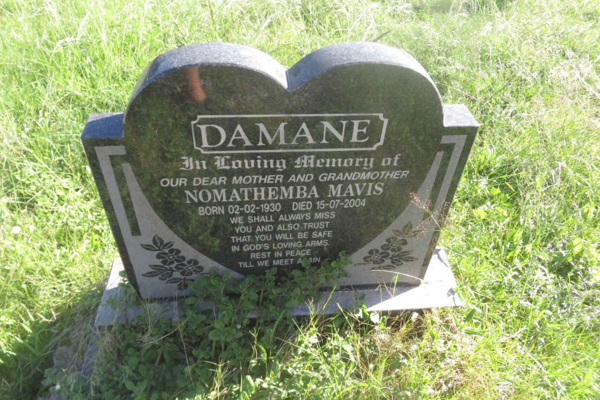 DAMANE Nomathemba Mavis 1930-2004
