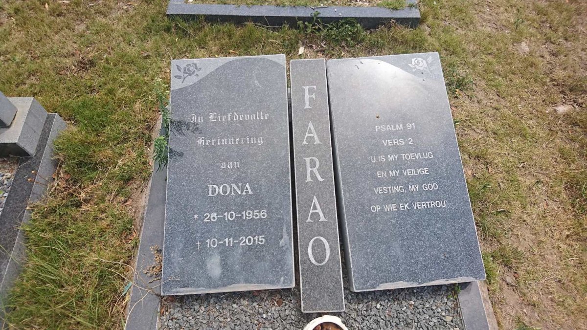 FARAO Dona 1956-2015