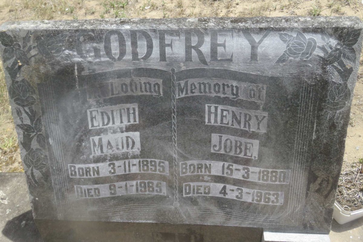 GODFREY Henry Jobe 1880-1963 &amp; Edith Maud 1895-1965
