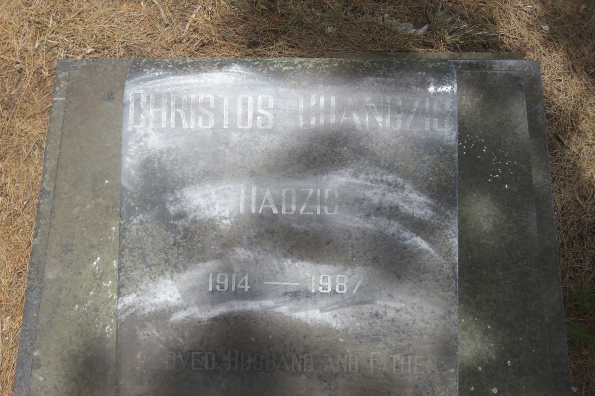 HADZIS Christos Peter Chandzis 1914-1987