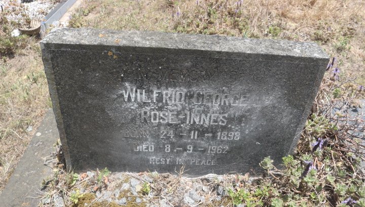 INNES Wilfrid George, ROSE 1898-1962