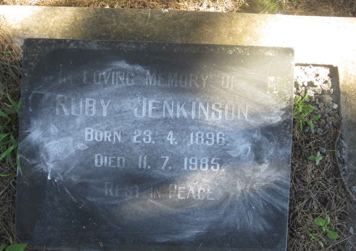 JENKINSON Ruby 1896-1985