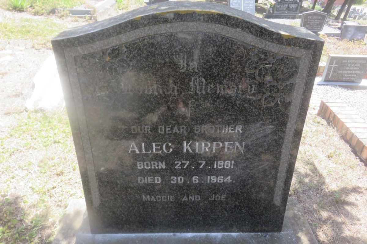 KIRPEN Alec 1881-1964
