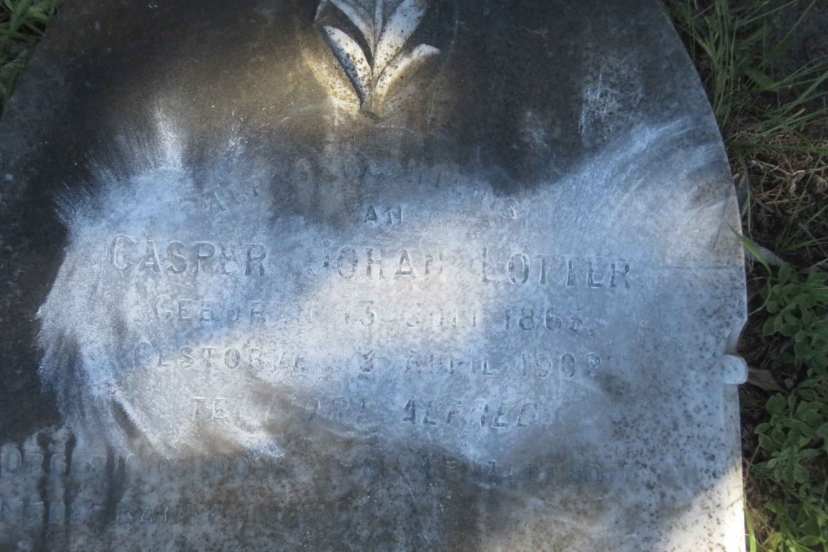 LOTTER Casper Johan 1863-1902