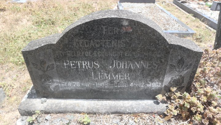 LEMMER Petrus Johannes 1909-1962