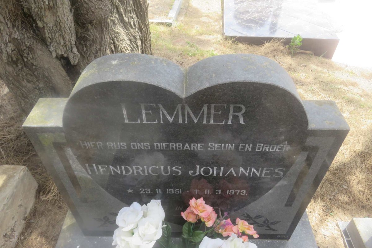 LEMMER Hendricus Johannes 1951-1973