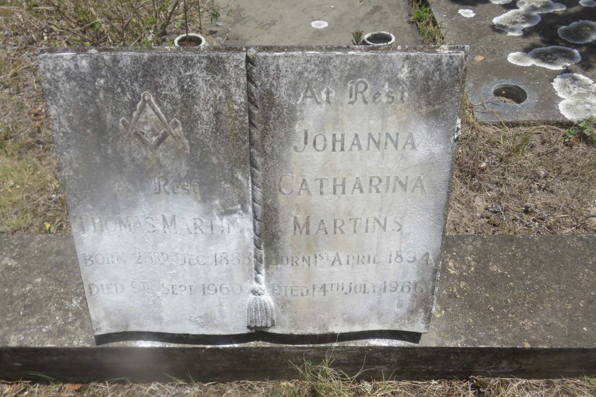 MARTINS Thomas 1888-1960 &amp; Johanna Catharina 1894-1966