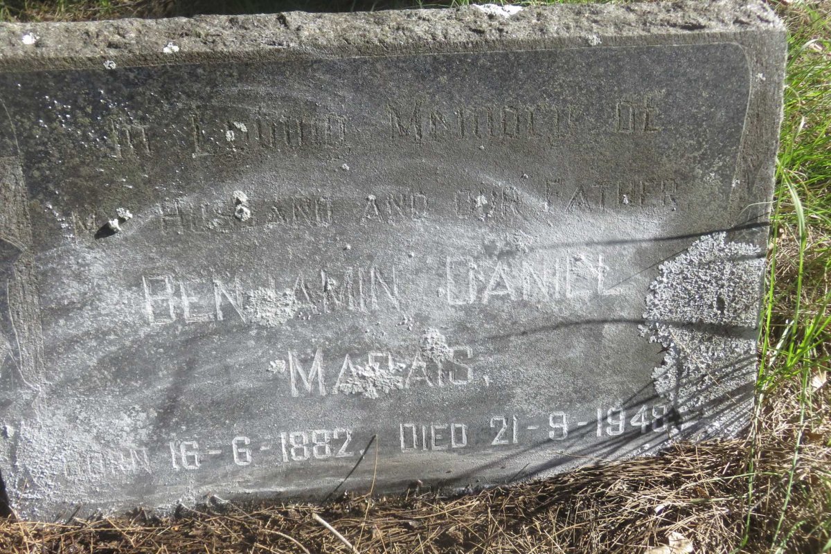 MARAIS Benjamin Daniel 1882-1948