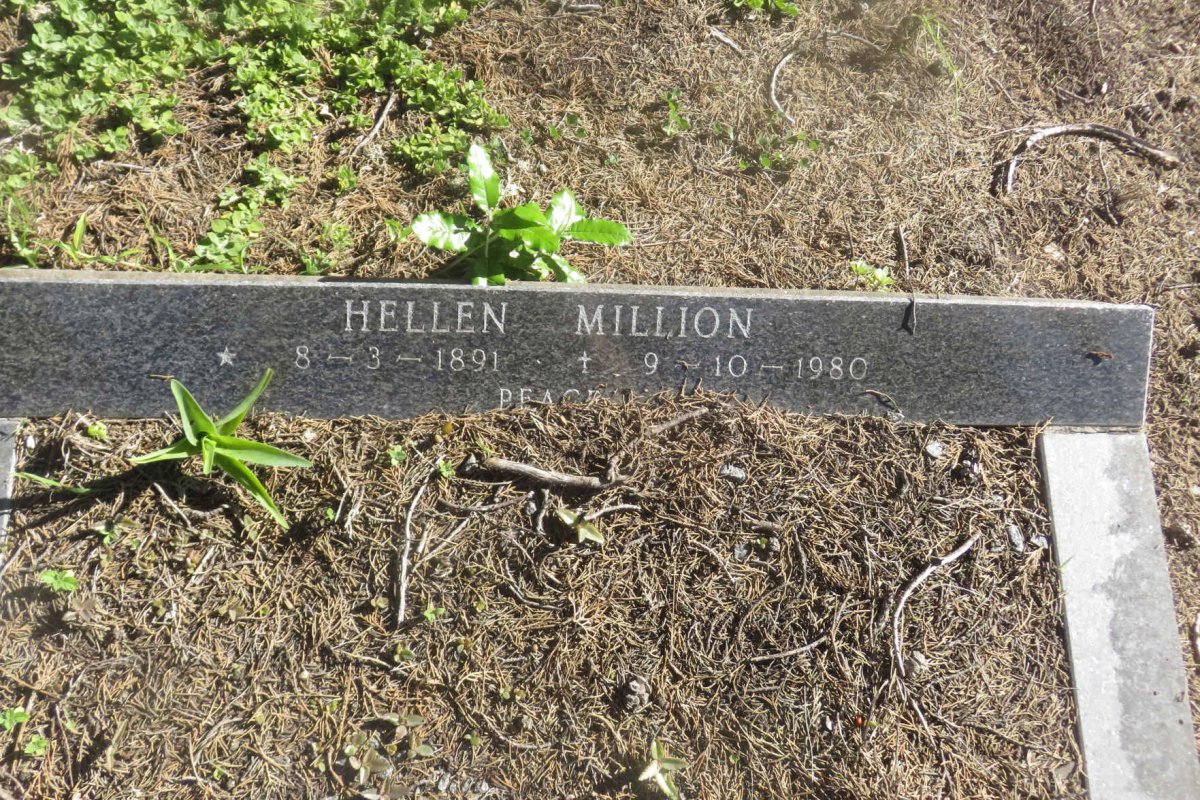 MILLION Hellen 1891-1980