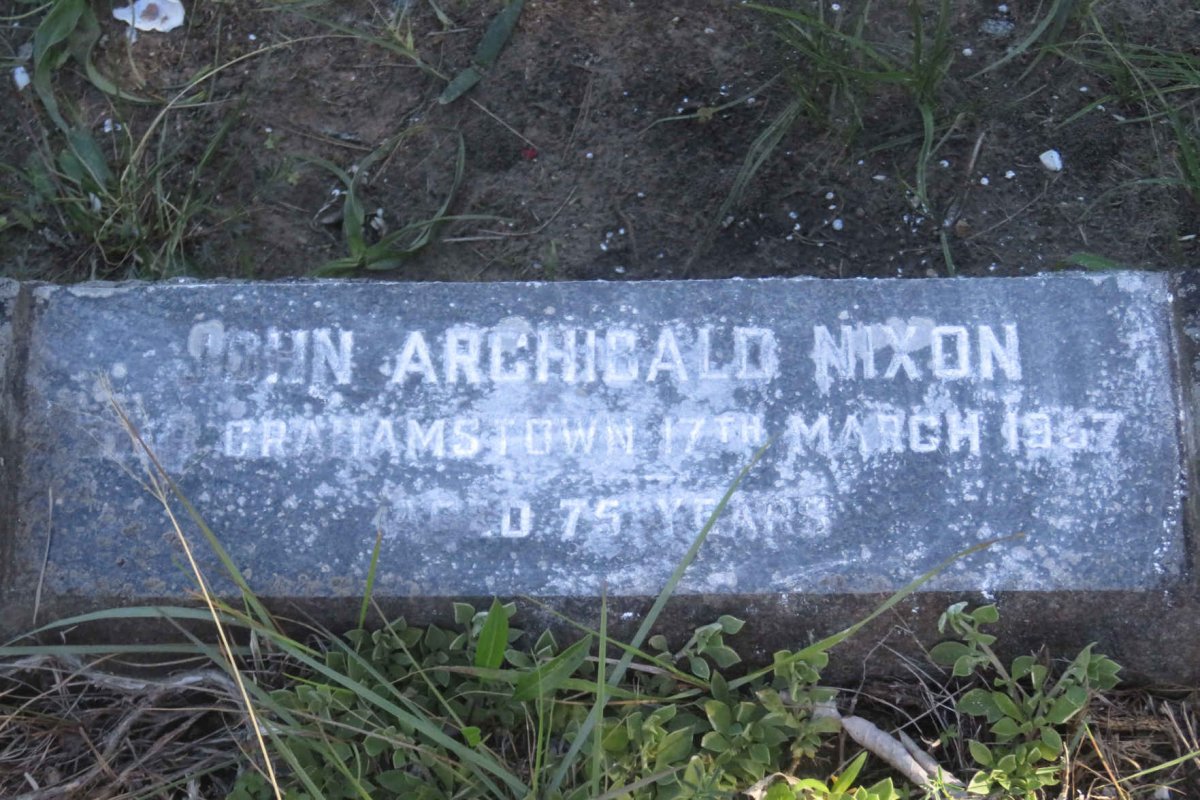 NIXON John Archibald -1957