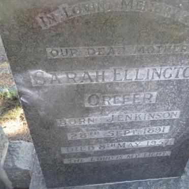 ORFFER Sarah Ellington nee JENKINSON 1891-1957