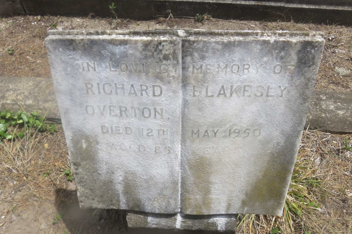 OVERTON Richard Blakesly -1950