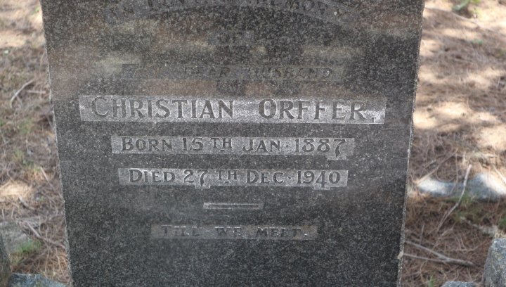 ORFFER Christian 1887-1940