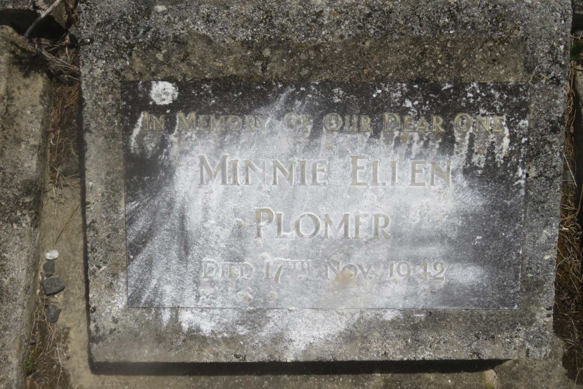 PLOMER Minnie Ellen -1942