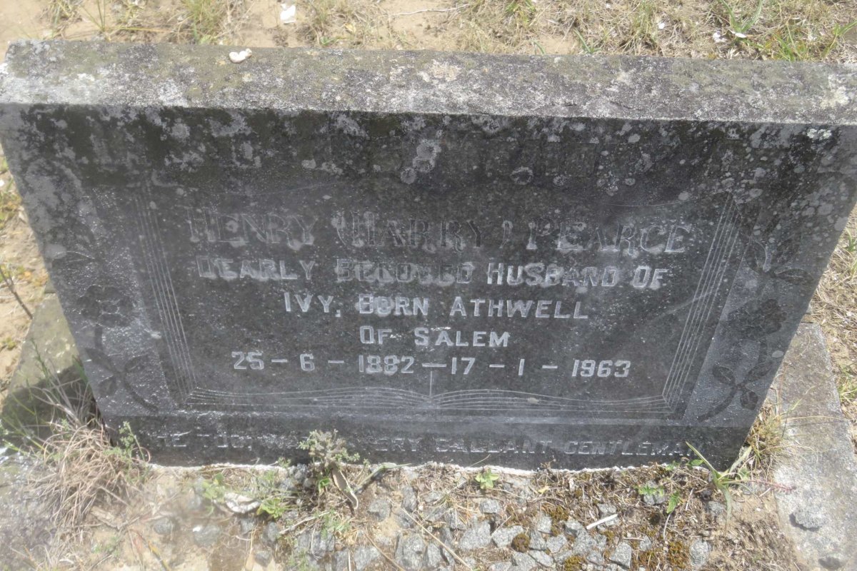 PEARCE Henry Harry 1882-1963