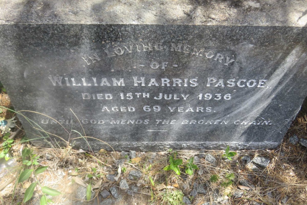 PASCOE William Harris -1936