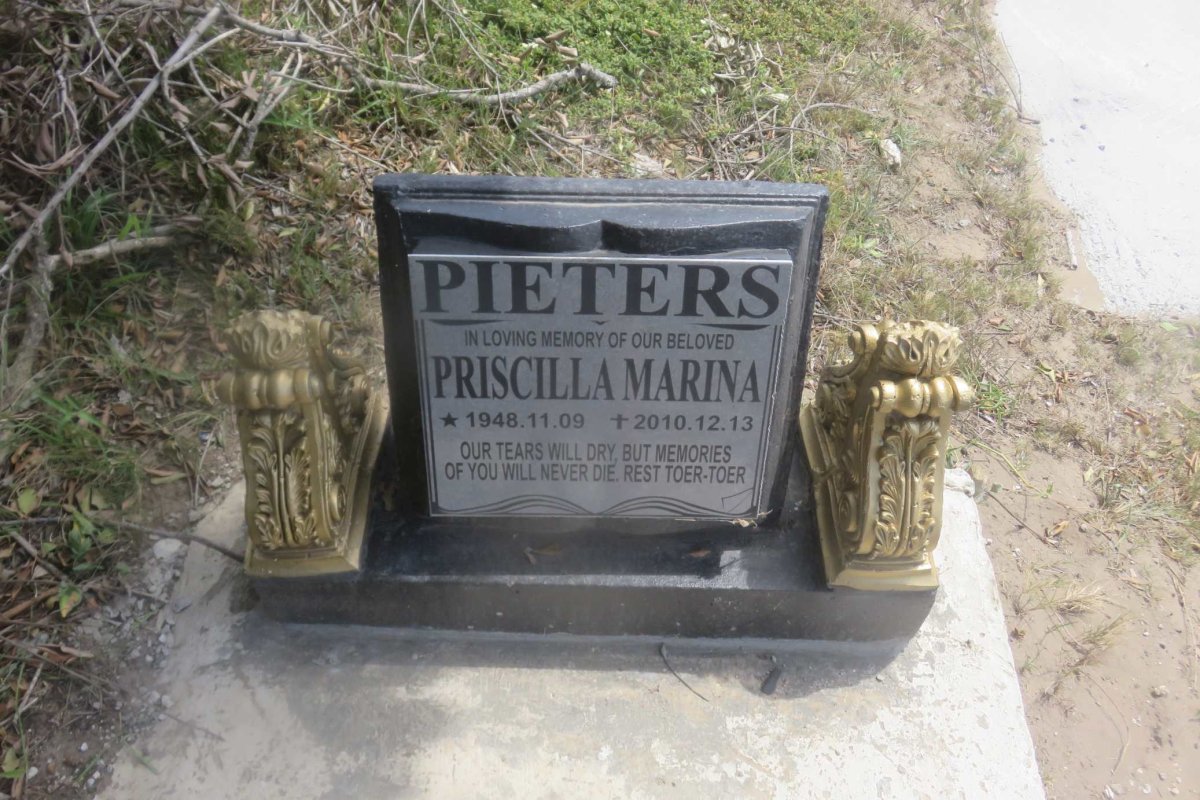 PIETERS Priscilla Marina 1948-2010